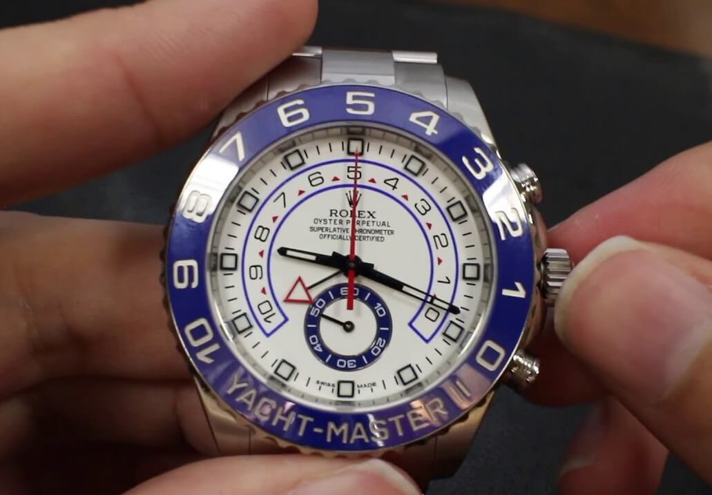 real vs fake rolex yacht master 2