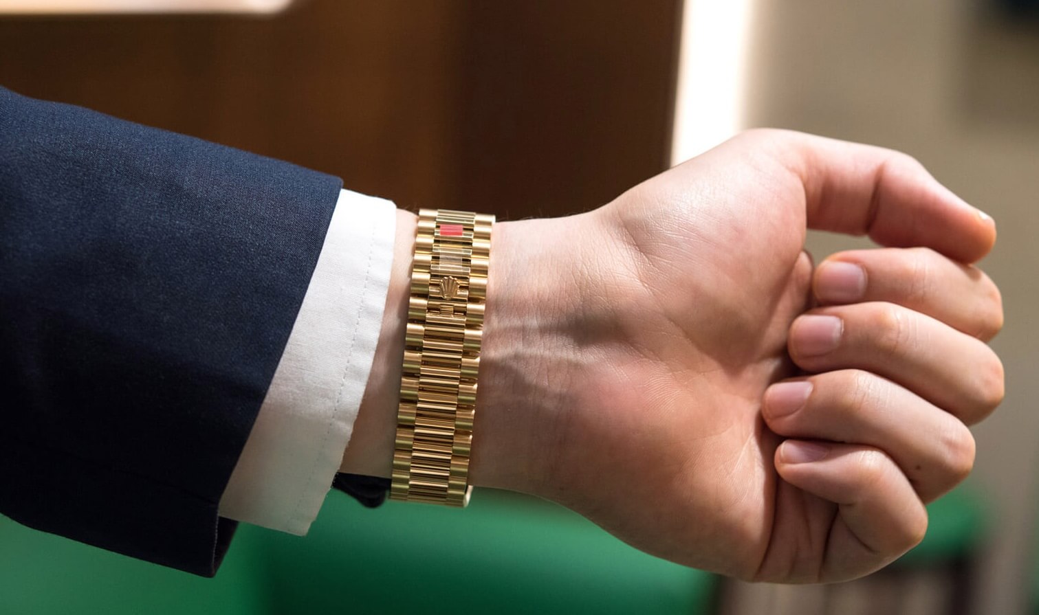 rolex gold presidential bracelet